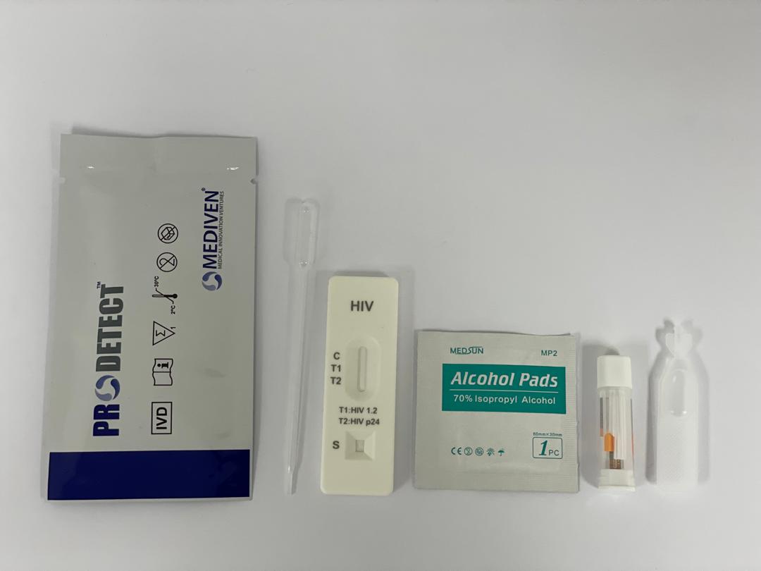 HIV Self-Test Kit (4th Generation p24 Antigen/Antibody Combo)