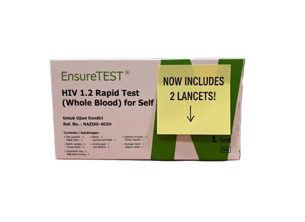 Ensure brand HIV Self-Test Kit (3rd Generation - Antibody Only)